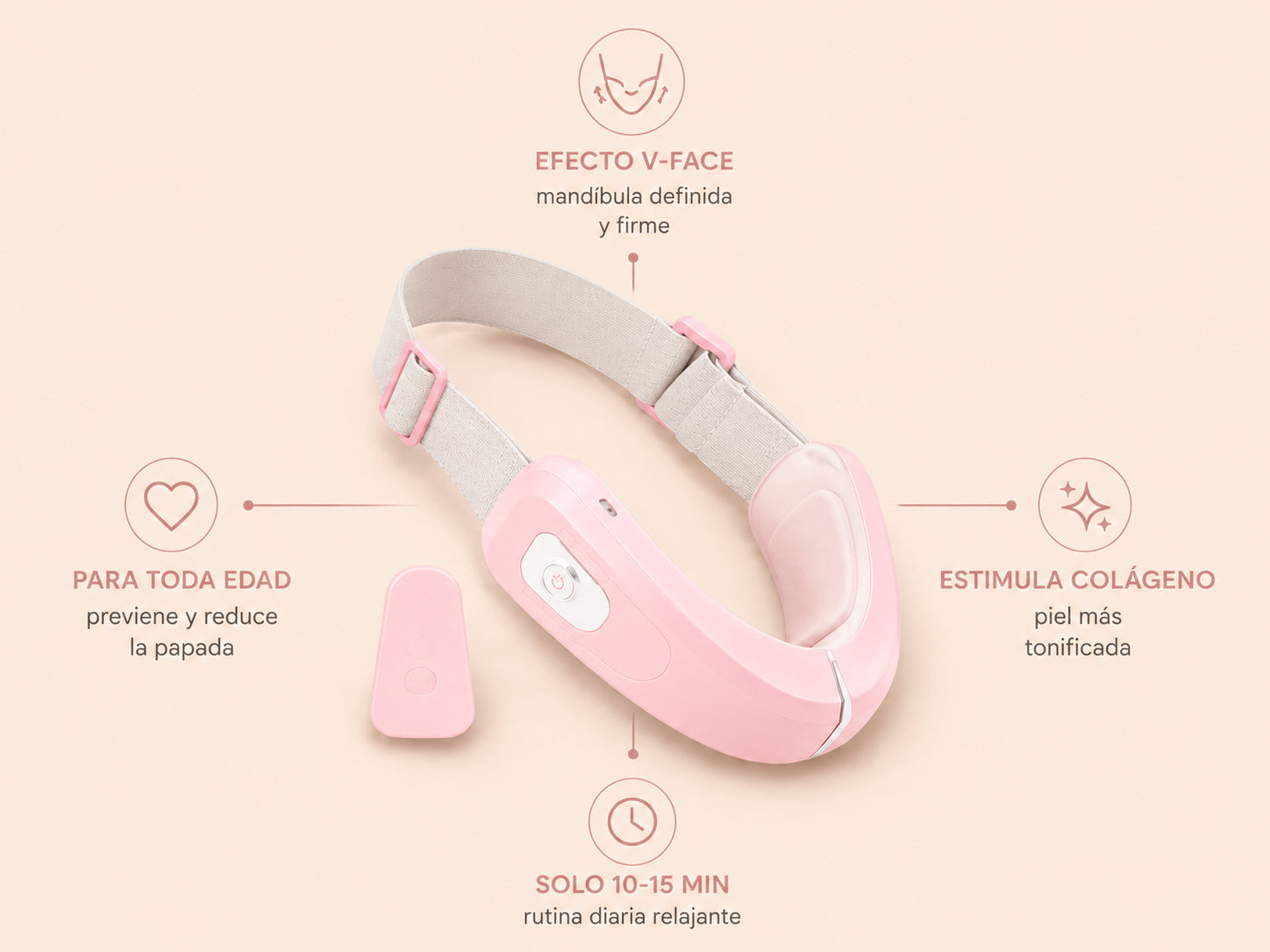 MASAJEADOR DE PAPADA Y ESTIRAMIENTO FACIAL