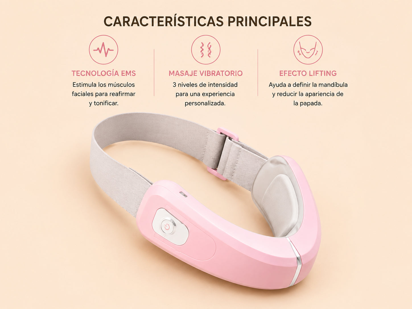 MASAJEADOR DE PAPADA Y ESTIRAMIENTO FACIAL